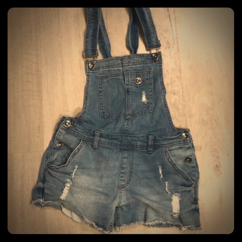 Girls Jean Romper 🖤